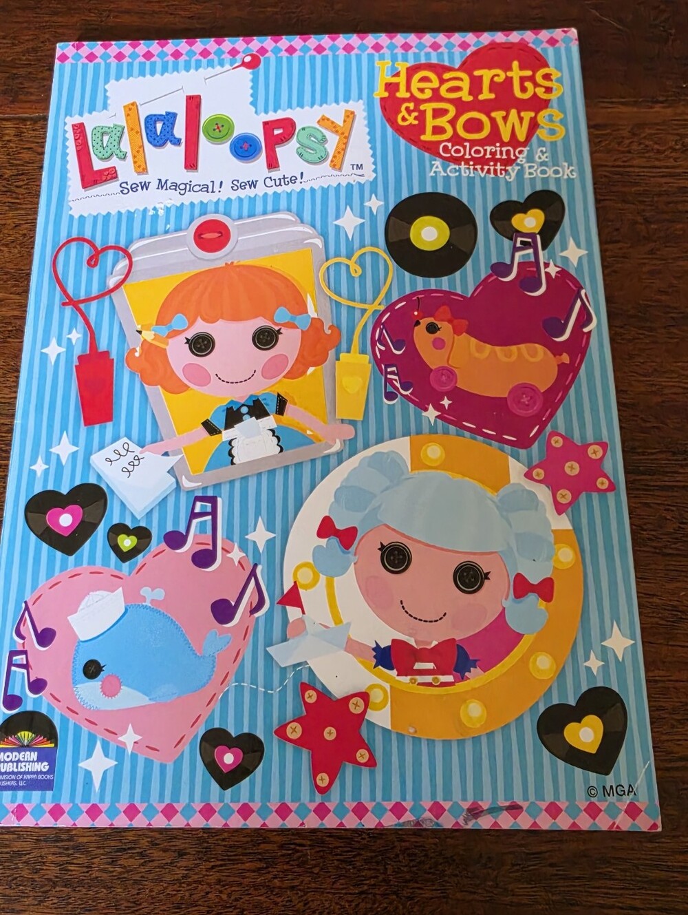 Lalaloopsy Hearts And Bows Coloring And Activity Book Not Colored In- READ